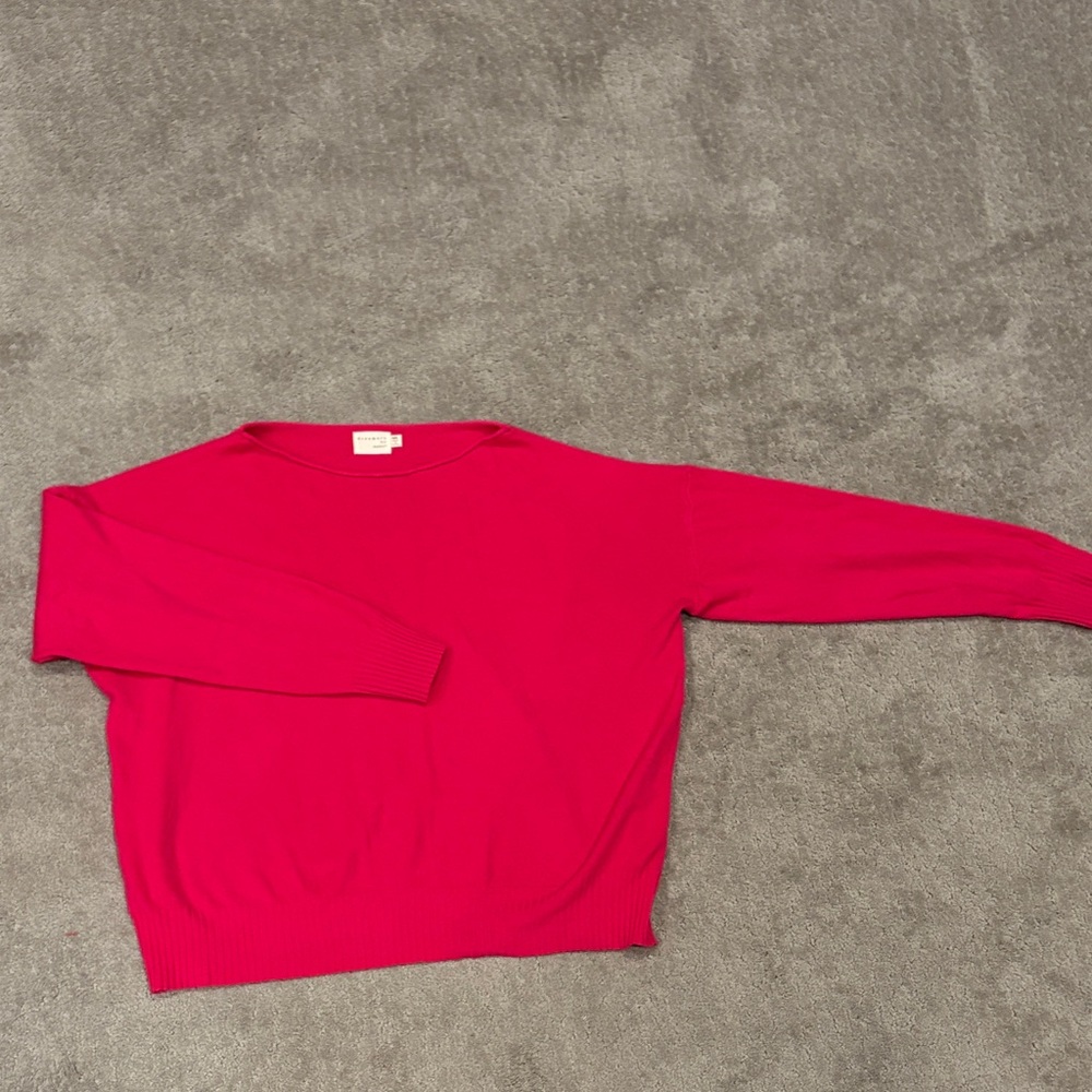 Bright Pink Women's Crewneck cashmere Sweater